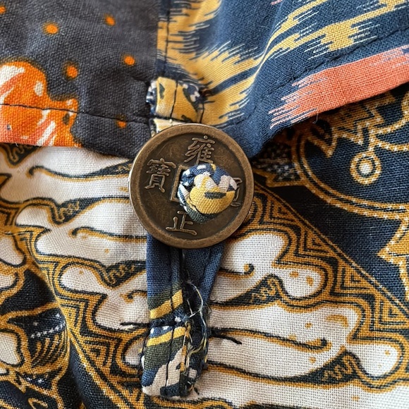 Handmade mixed print backpack purse - Picture 8 of 8